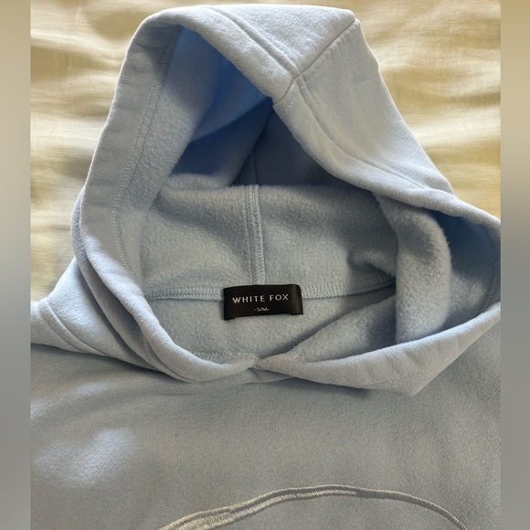 Revolve Around Me Oversized Hoodie Baby Blue - Picture 4 of 5